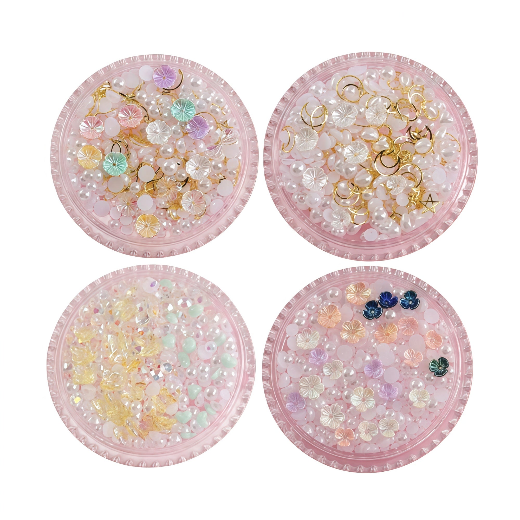 AmazingGirl Glittery Sequin Pearl Butterfly Face Makeup Stickers T5907