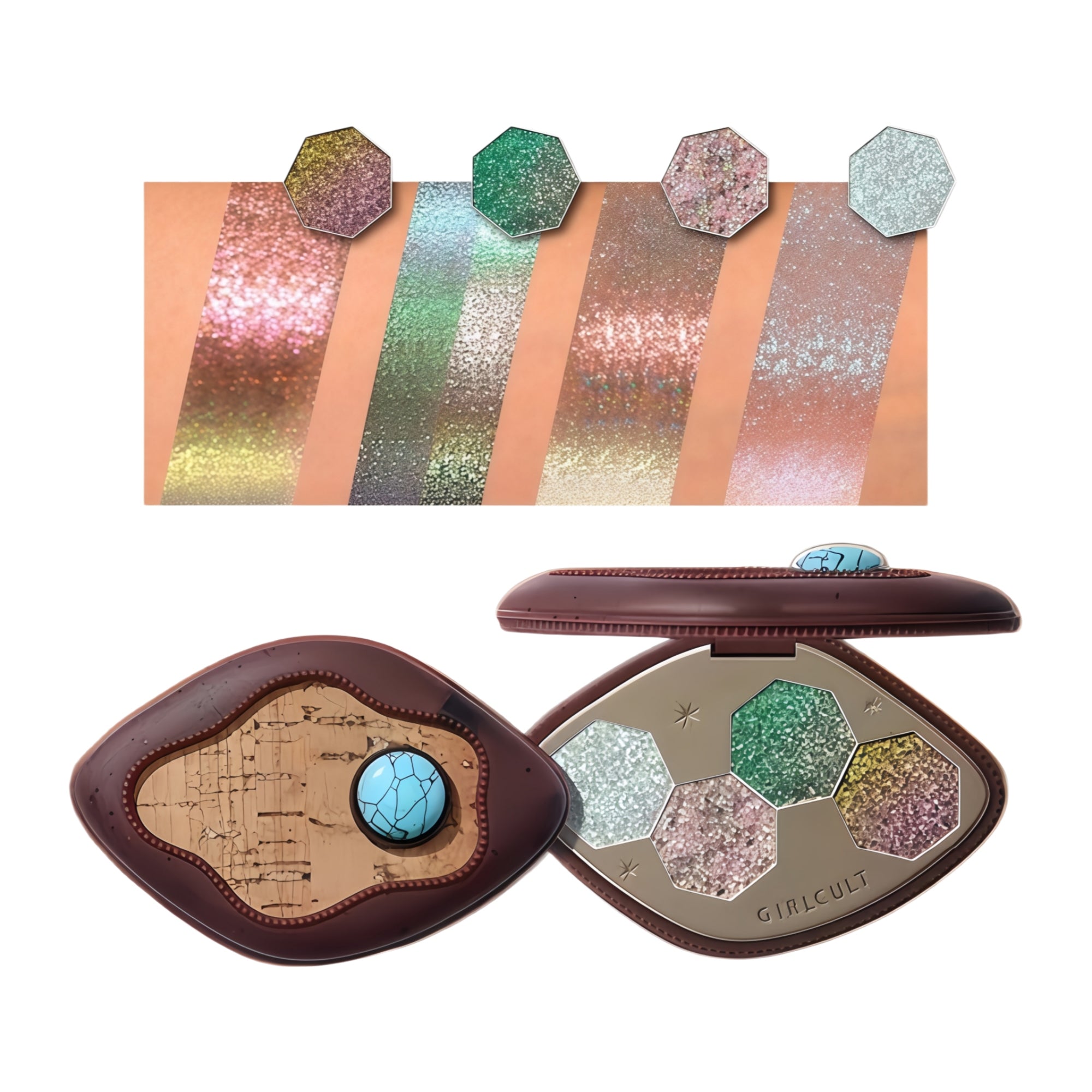 Girlcult Loulan Hippie Collection Chameleon Eyeshadow Palette T5962