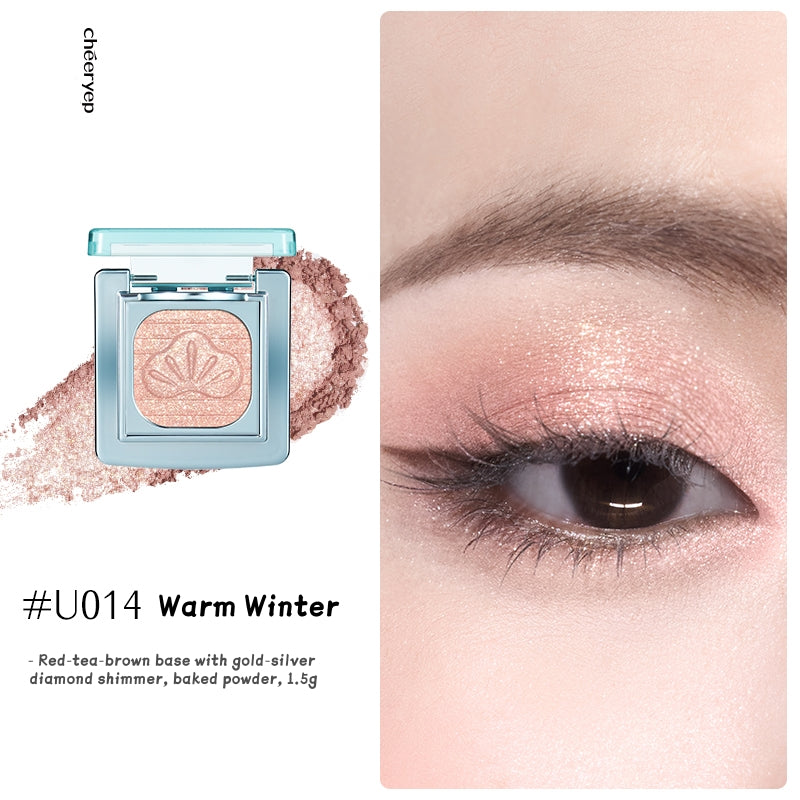 QianYan Mystery In North Collection Shimmer Pearlescent Eyeshadow T5232