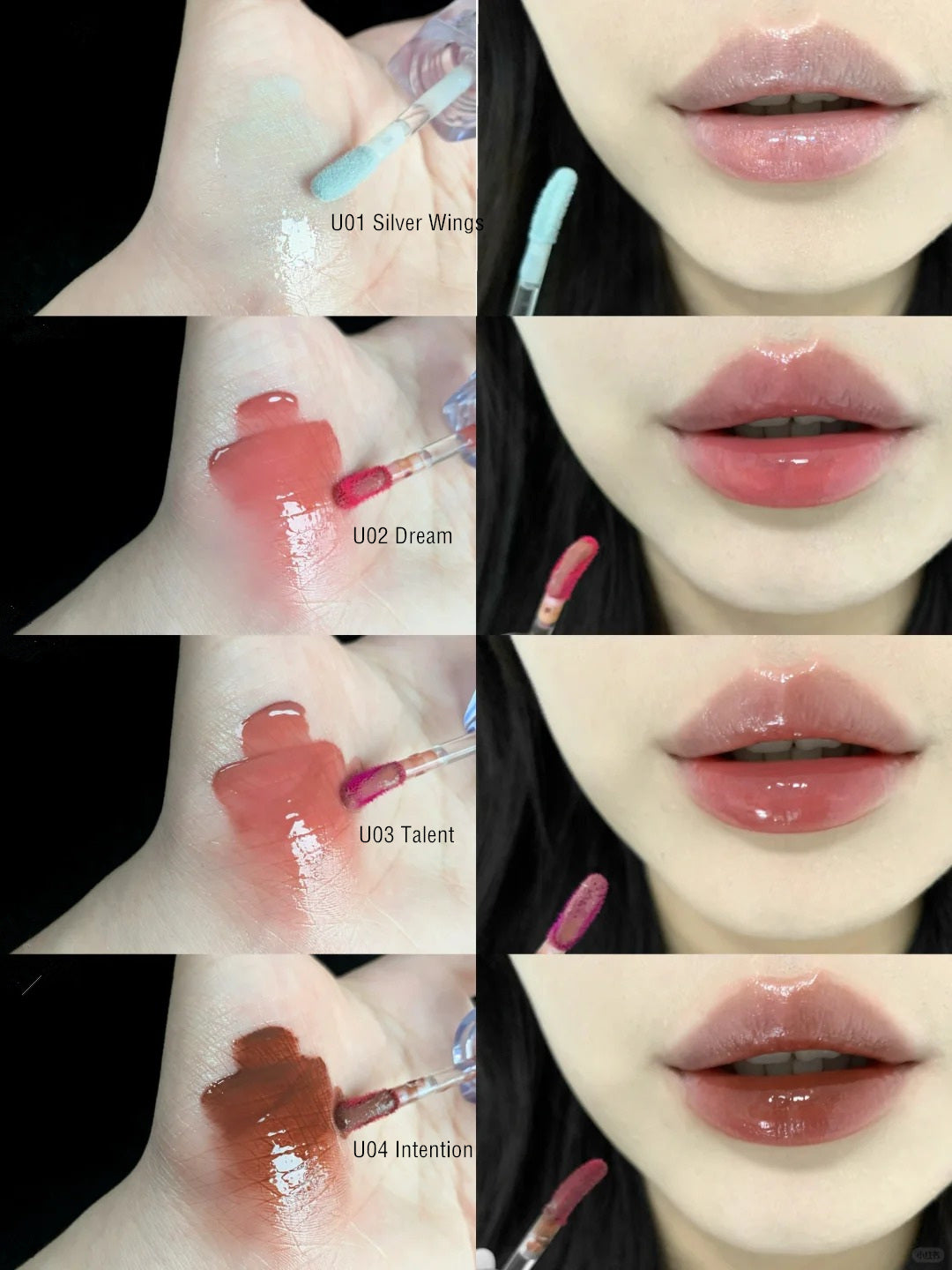 Uhue On Stage Series 6D Diamond Mirror Lip Glaze T4018