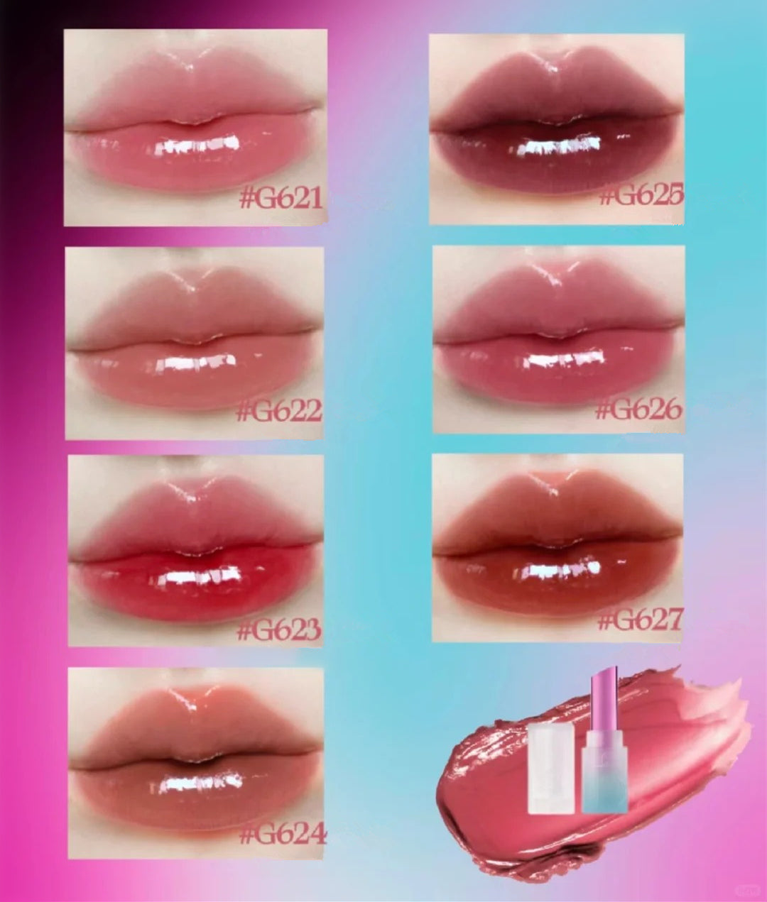 Uhue Tipsy Collection Mirror Lipstick T4129