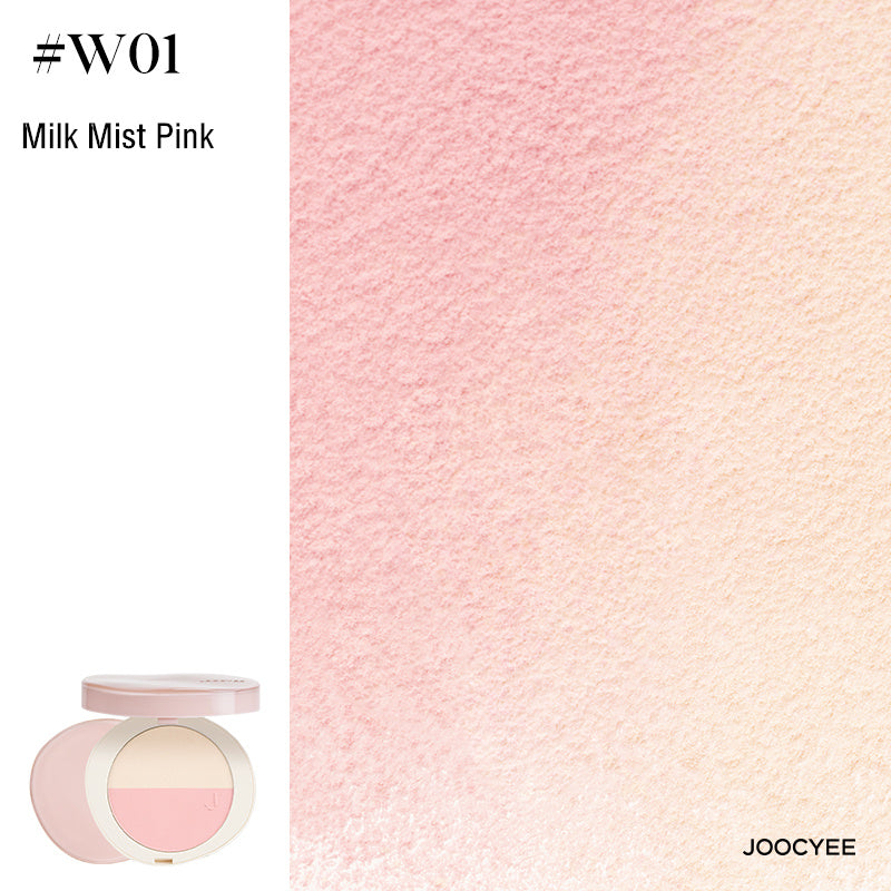 JOOCYEE Two-Tone Multi-Use Fill Light Presseed Powder T3791