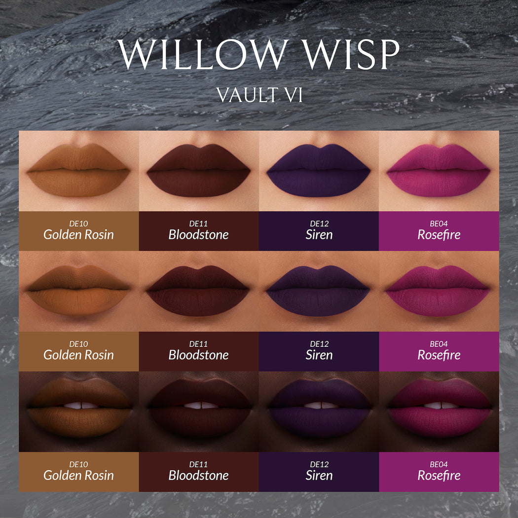 KALEIDOS Matte Lip Clay 4-Stick Gift Set #Willow Wisp T3750