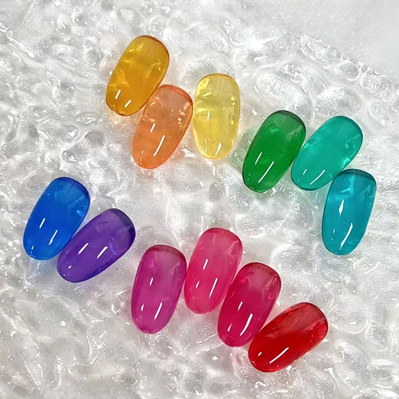 DANZHIHE 12g Rainbow Glass Gel Polish T4713