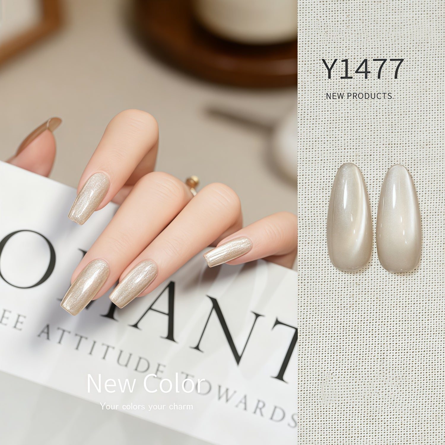 KellyKessa 15ml Metallic Cat Eye Gel Polish T5610