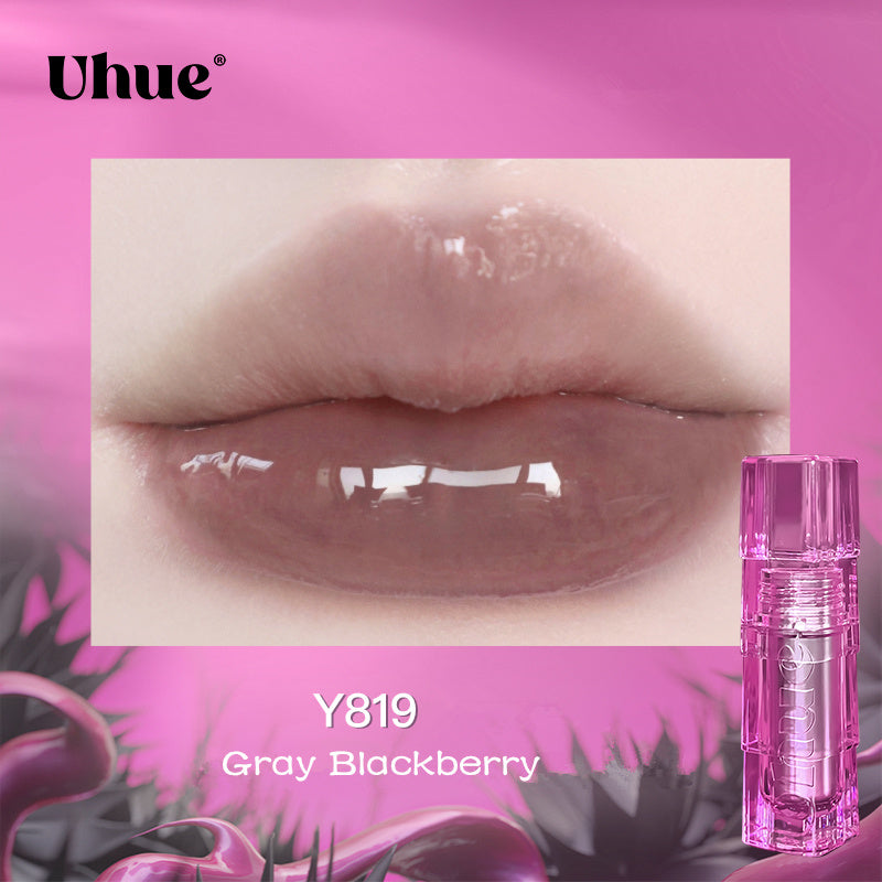 Uhue Rose And Black Series Mirror Lip Glaze T3780