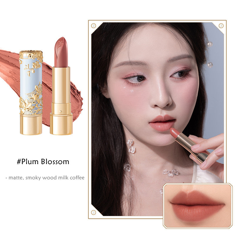 flower beauty tiger lily lipstick PALACE MUSEUM Flower God Velvet Matte Lipstick T4264 – LookHealthyStore