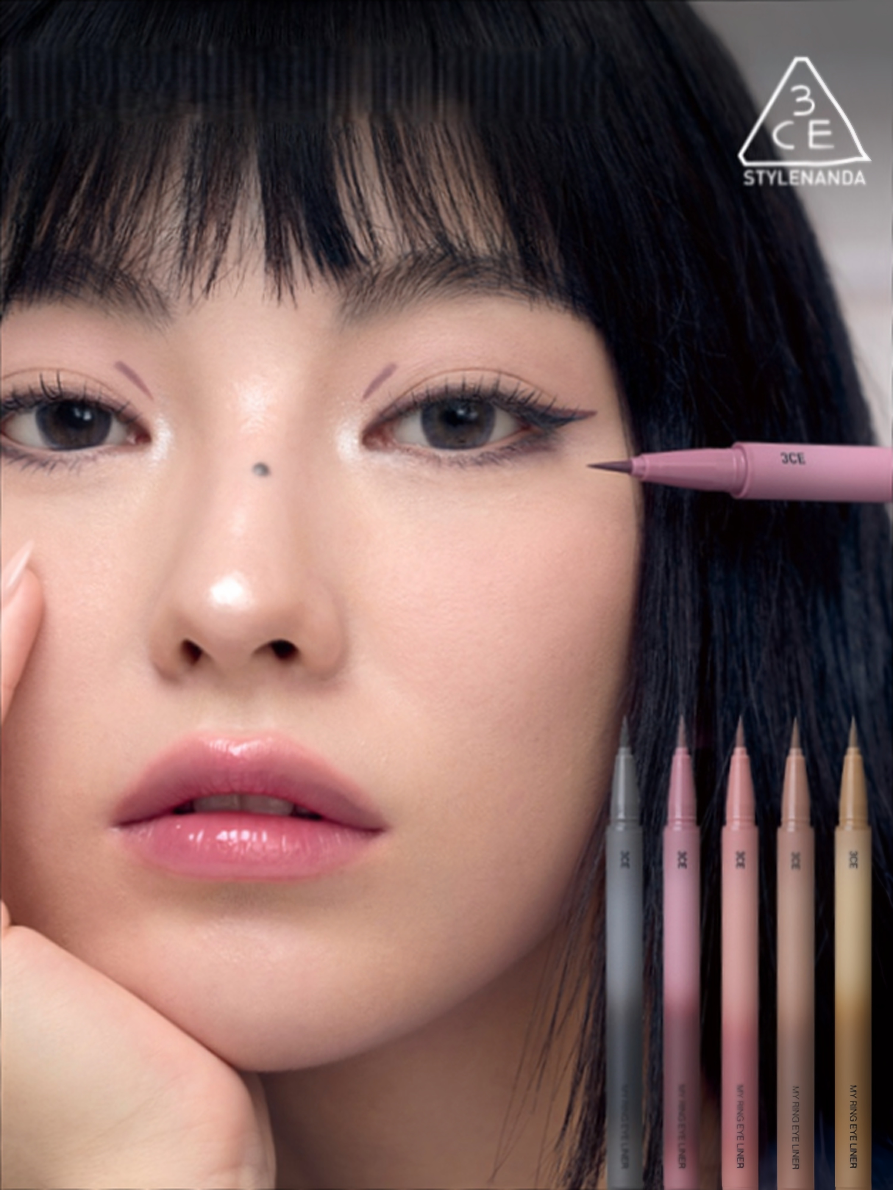 3CE Long-wear Waterproof My Ring Eyeliner Pen T5182