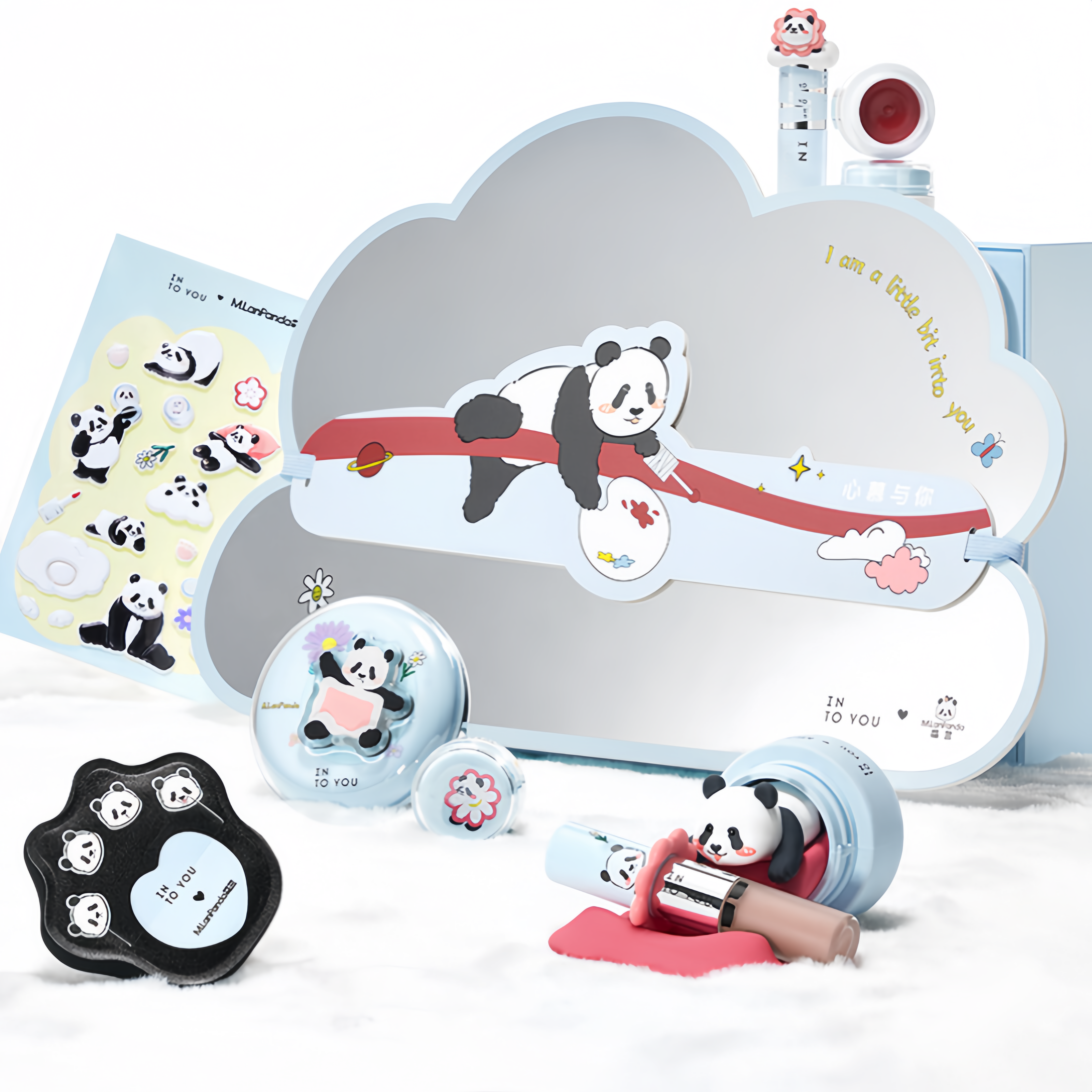 INTO YOU X M.LanPanda Air Cushion Foundation & Lip Mud T5389