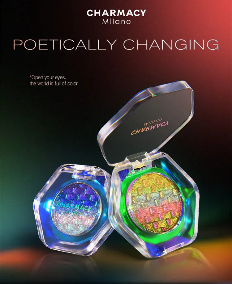 CHARMACY Rainbow Chameleon Diamond Gradient Eyeshadow T4296
