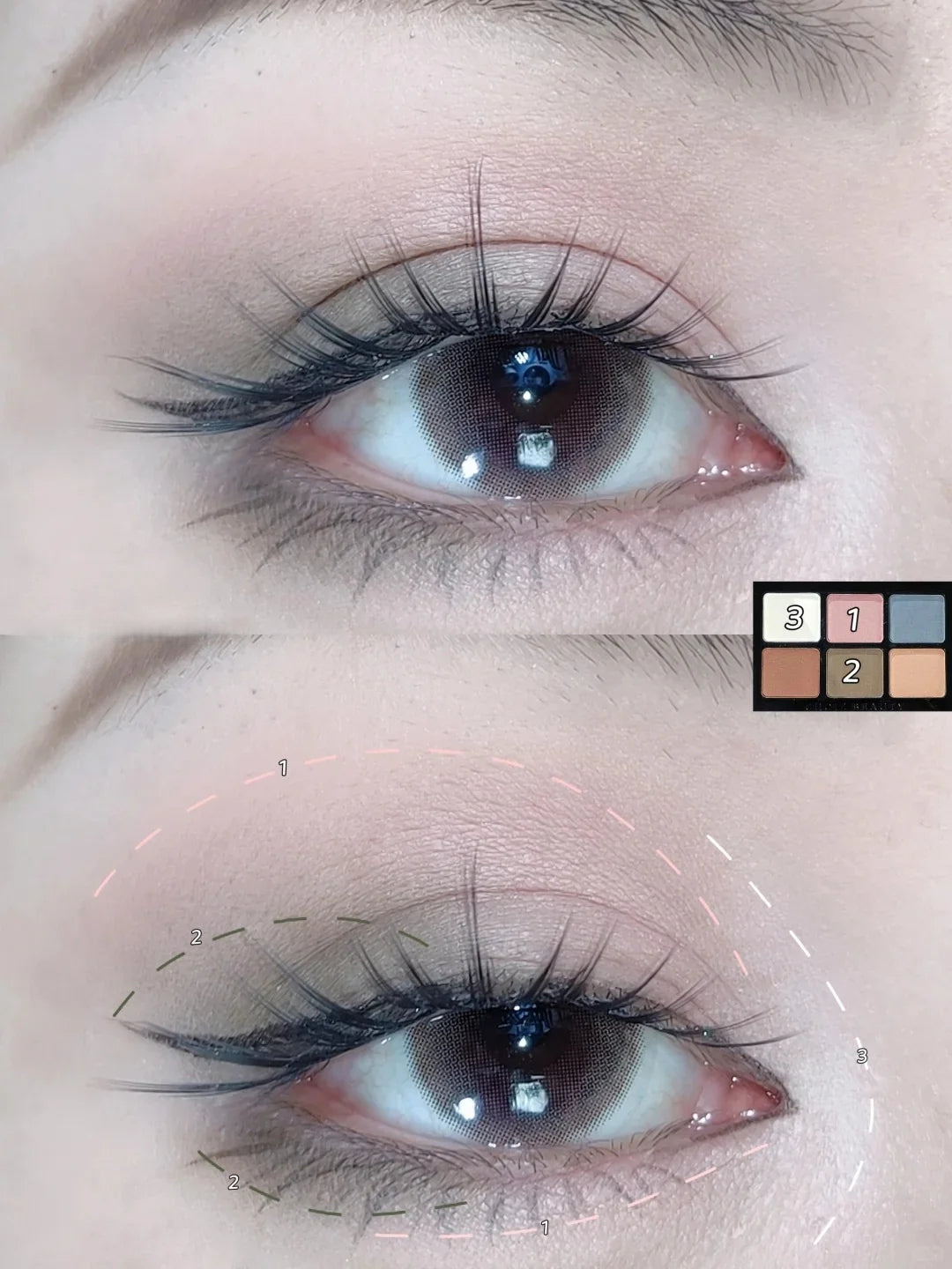 CHOIZ BEAUTY 6-color Five Grains Eyeshadow Makeup Palette T5731