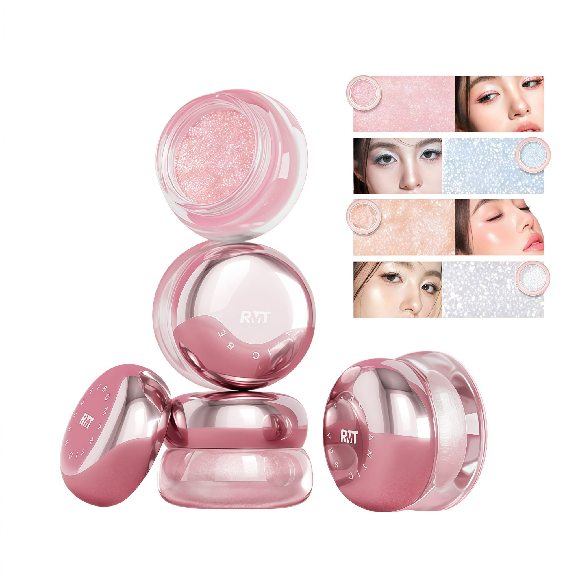 ROMANTIC BEAUTY Glossy Long-wear Jelly Highlighter Cream T5712