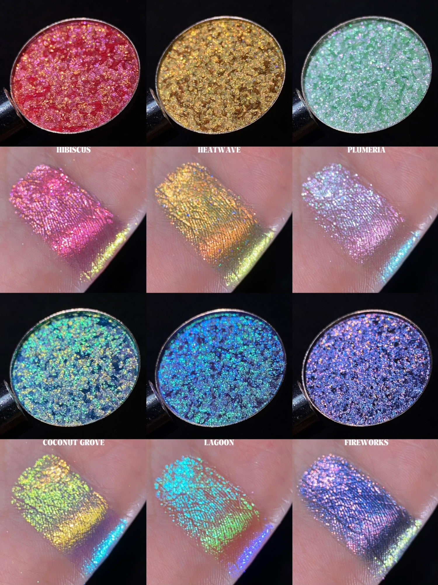 【On sale August 8, 12 pm EST】KRYPTEIN COSMETICS Tropical Mirage Chameleon Eyeshadow Palette T5943
