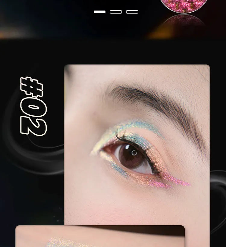 CHARMACY Rainbow Chameleon Diamond Gradient Eyeshadow T4296