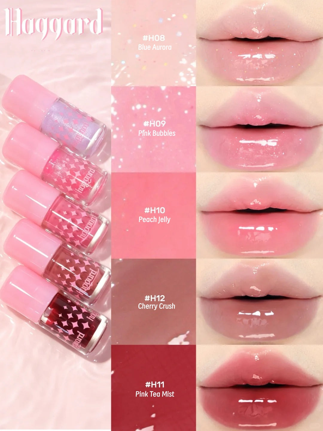 HAGGARD Emo Monster Collection Mirror Lip Gloss T4298