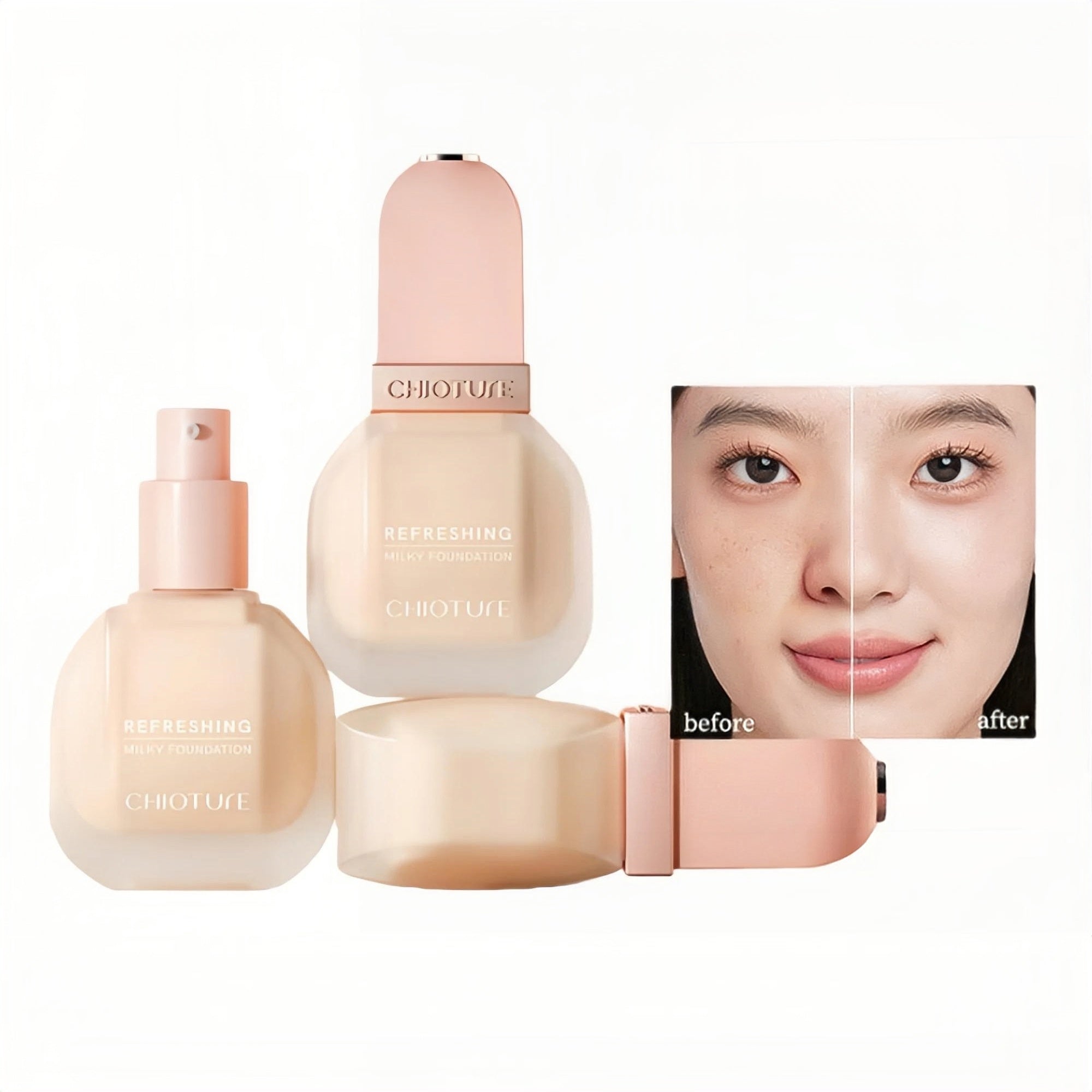 CHIOTURE Long-wear Refresh & Moist Concealer Liquid Foundation T5468