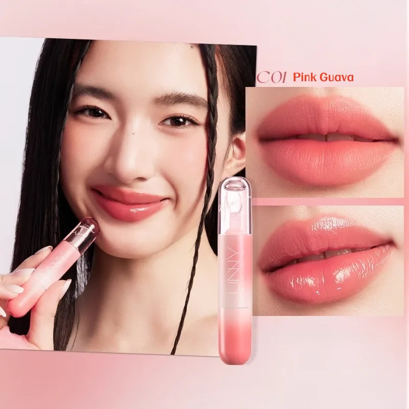 UNNY CLUB Double-head Moist Glossy Lip Glaze T5419
