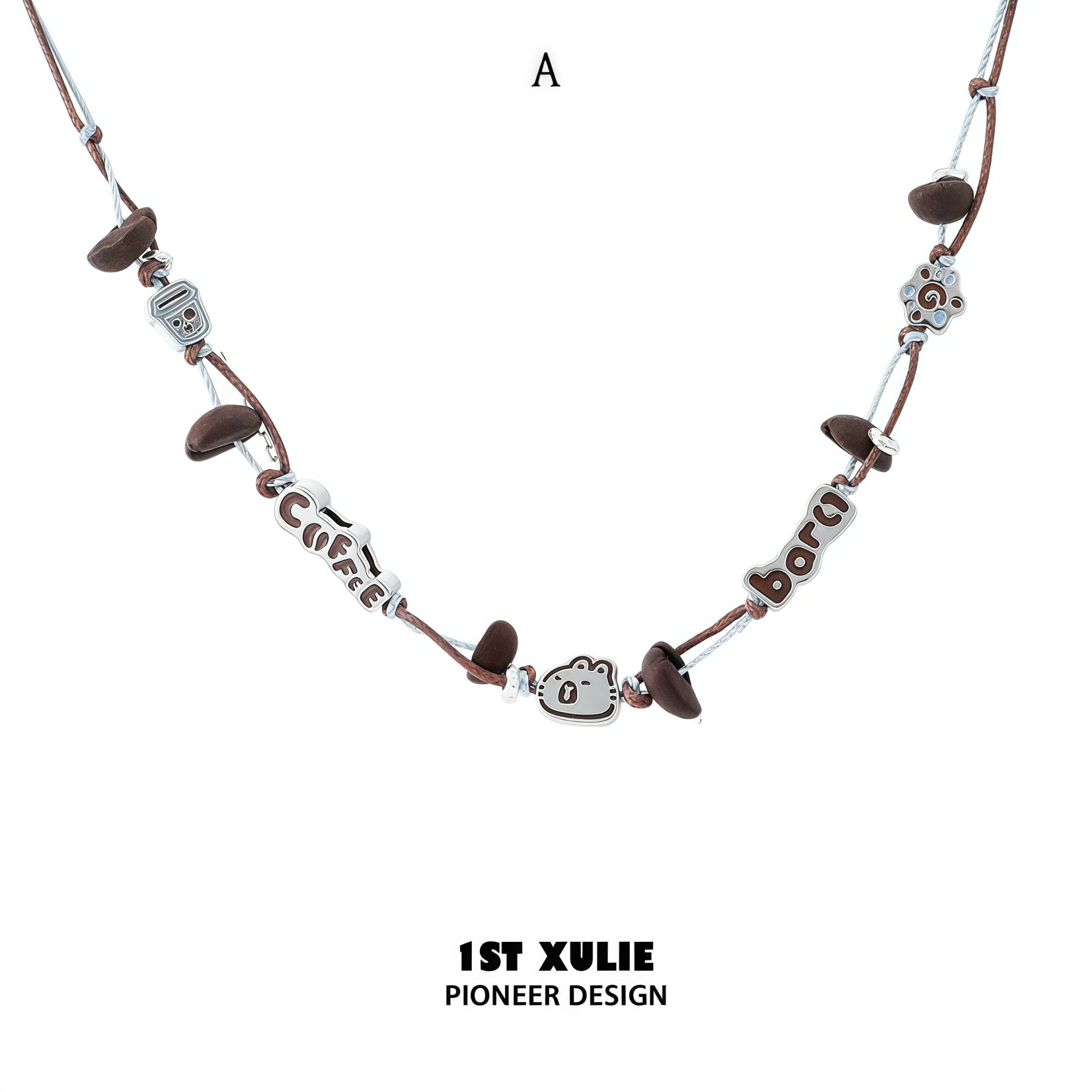 1STXULIE Superior Niche Capybara Necklace T5841