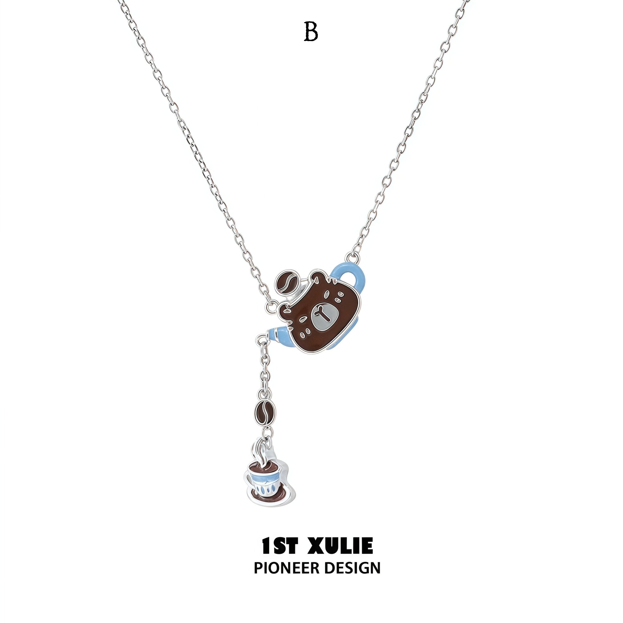 1STXULIE Superior Niche Capybara Necklace T5841