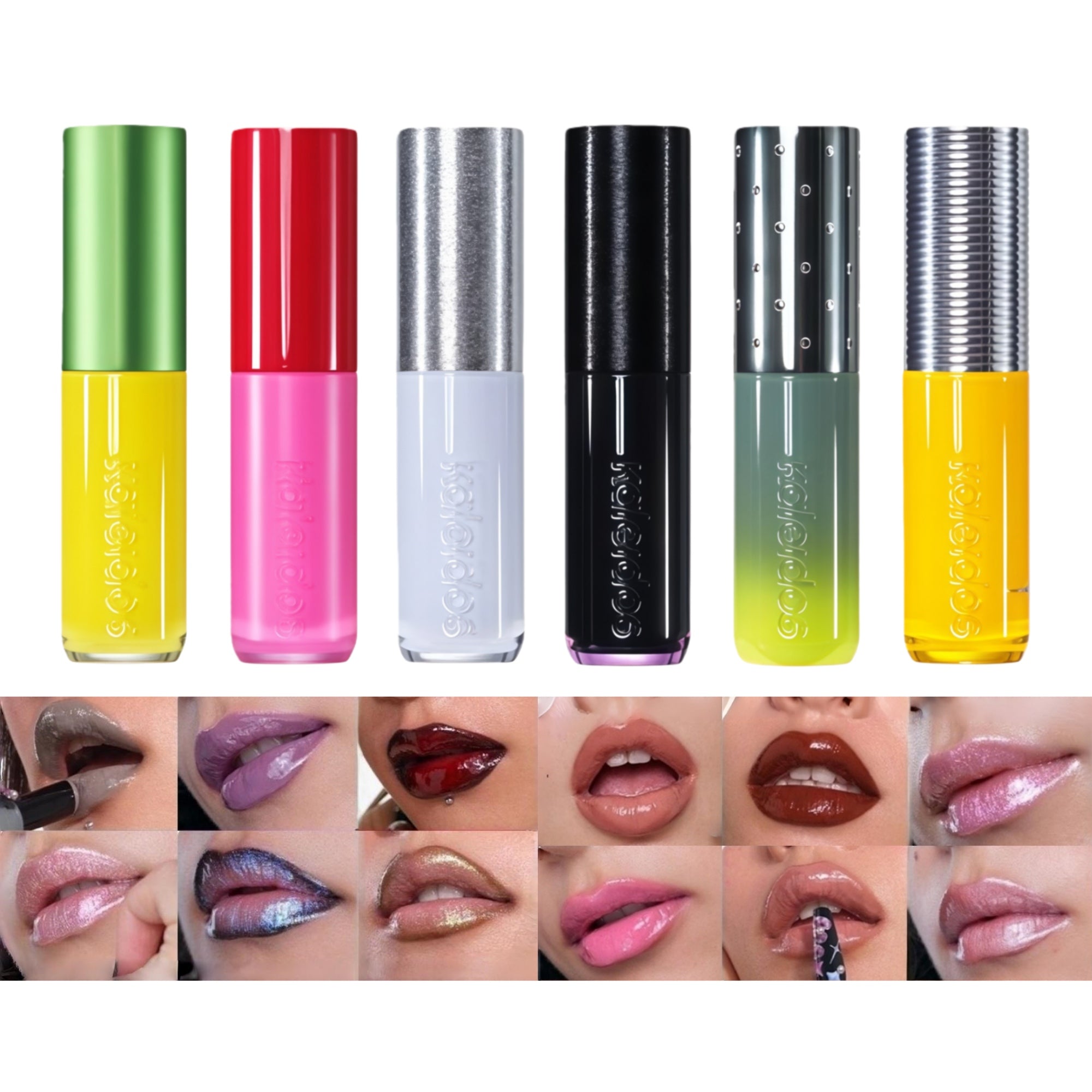 KALEIDOS Moon Arcade Collection Moist Glossy Iridescent Lipstick T5375