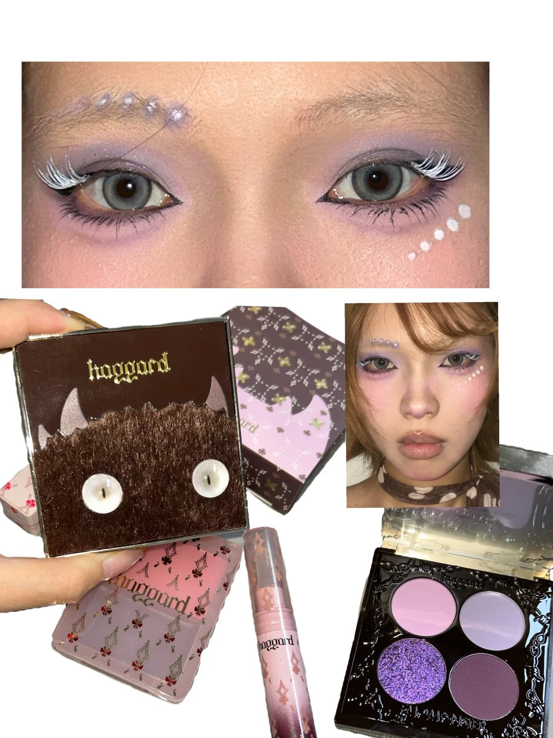 HAGGARD Emo Monster Collection Smokey Eyeshadow Palette T5254
