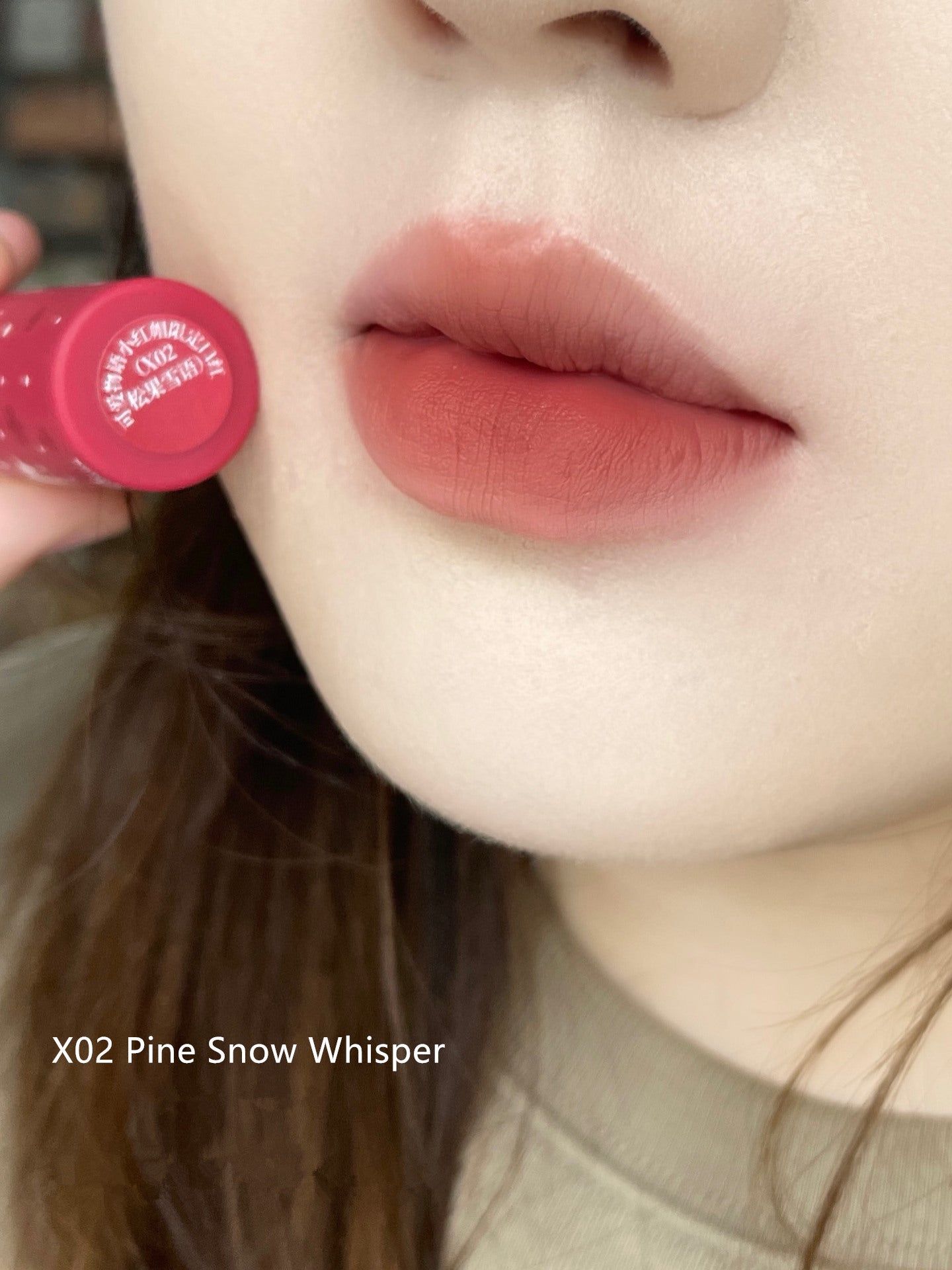CUTE RUMOR Christmas Series Crystal Mirror & Velvet Matte Lipstick T3703