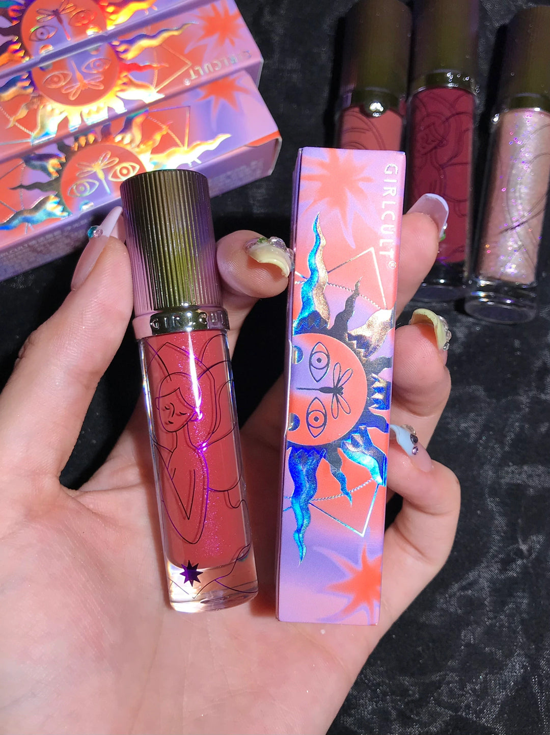 Girlcult Garden Dream Series Color Change Diamond Shimmer Matte Lip Glaze T3440