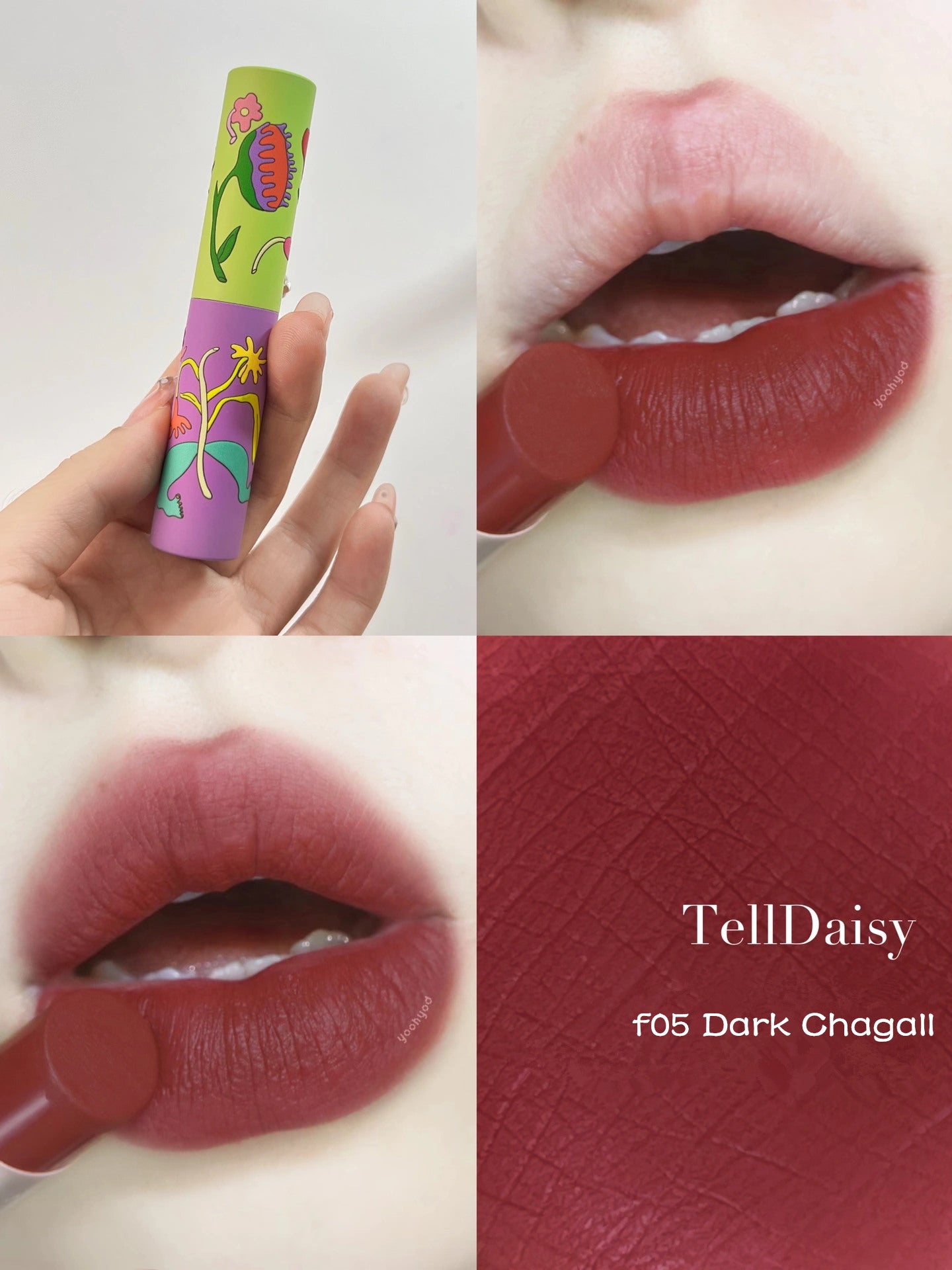 TellDaisy Flower World Series Matte Lipstick T3722