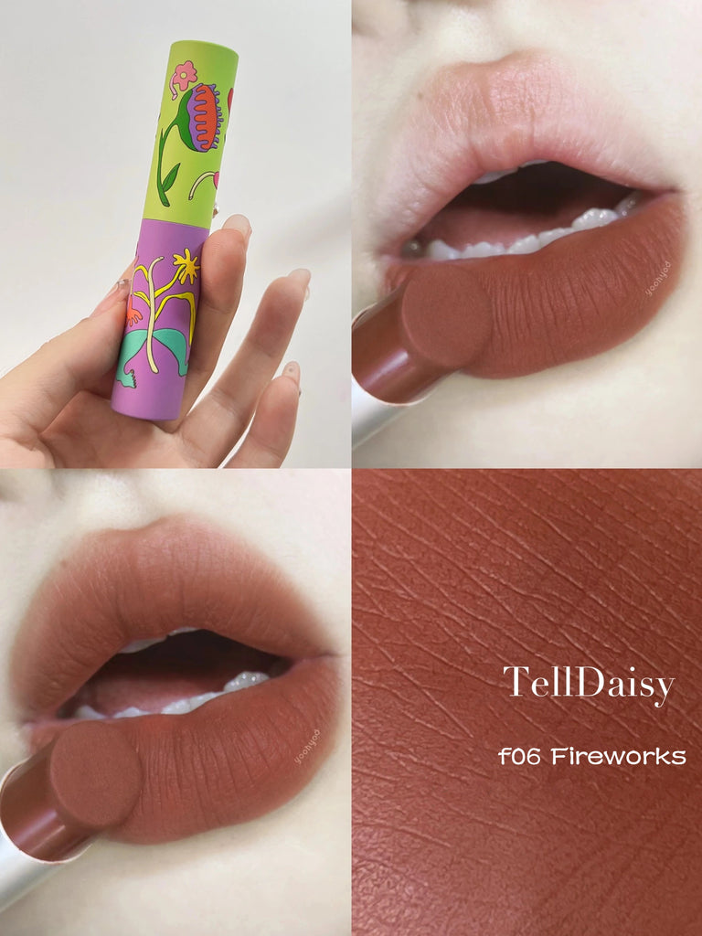 TellDaisy Flower World Series Matte Lipstick T3722