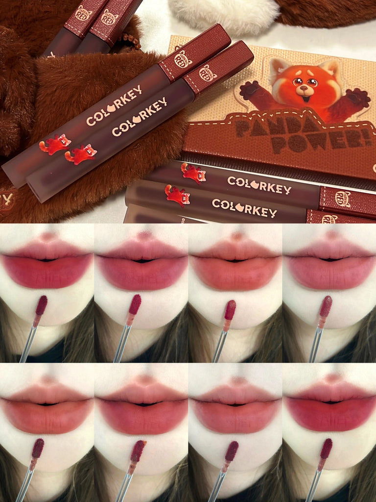 COLORKEY X Disney•Pixar Red Panda Mei Series Soft Mist Matte Lip Glaze T3677