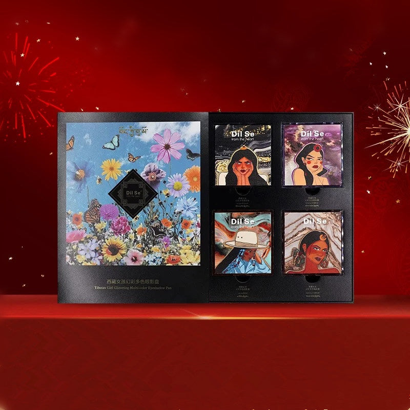 DilSefromtheheart Tibetan Girl Magic 7-color Eyeshadow Palette T4316