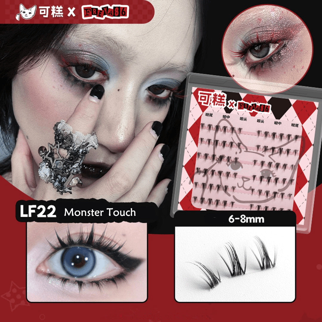 Gaoashes X freya86 Thick False Eyelashes LF22 Monster Touch T4165