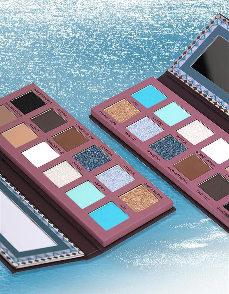 DilSefromtheheart Holy Mountain Image 12 Colors Eyeshadow Palette T4315