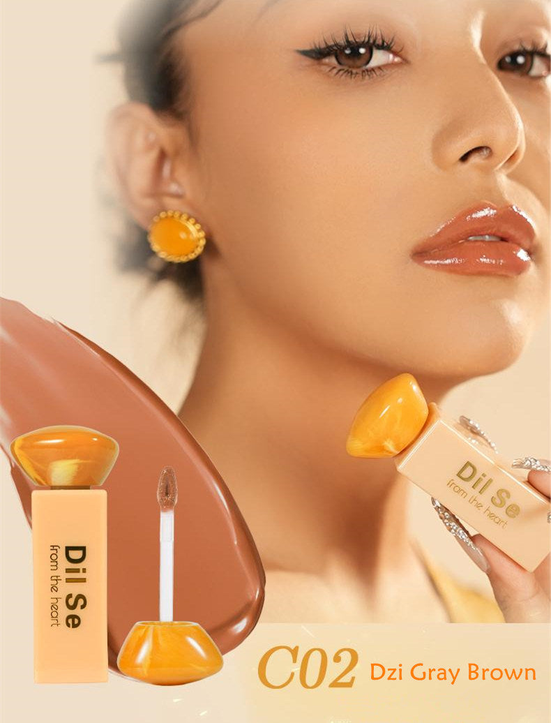 DilSefromtheheart Essence Moisturizing Mirror Lip Glaze T4326