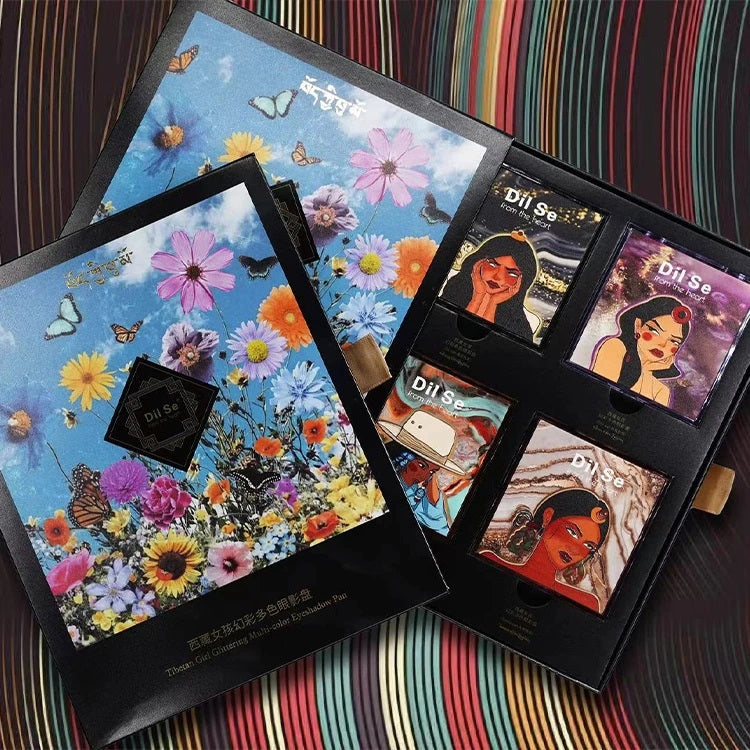 DilSefromtheheart Tibetan Girl Magic 7-color Eyeshadow Palette T4316