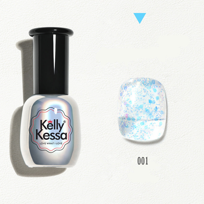 KellyKessa 15ml Professional Super Shiny Colorful Sequins Gel Polish T3170
