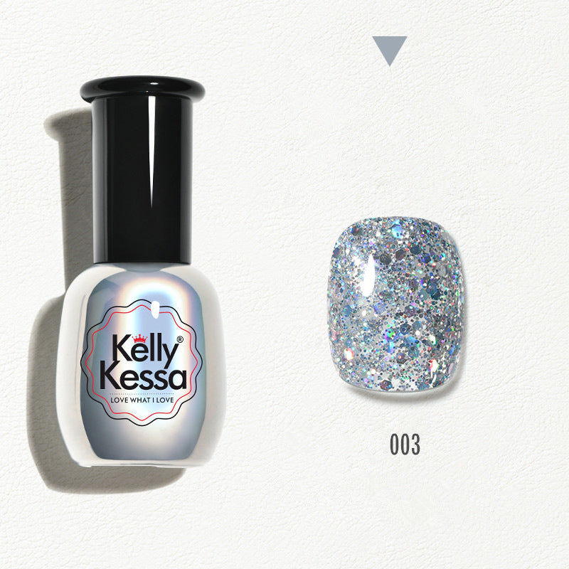 KellyKessa 15ml Professional Super Shiny Colorful Sequins Gel Polish T3170