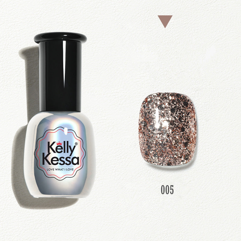 KellyKessa 15ml Professional Super Shiny Colorful Sequins Gel Polish T3170