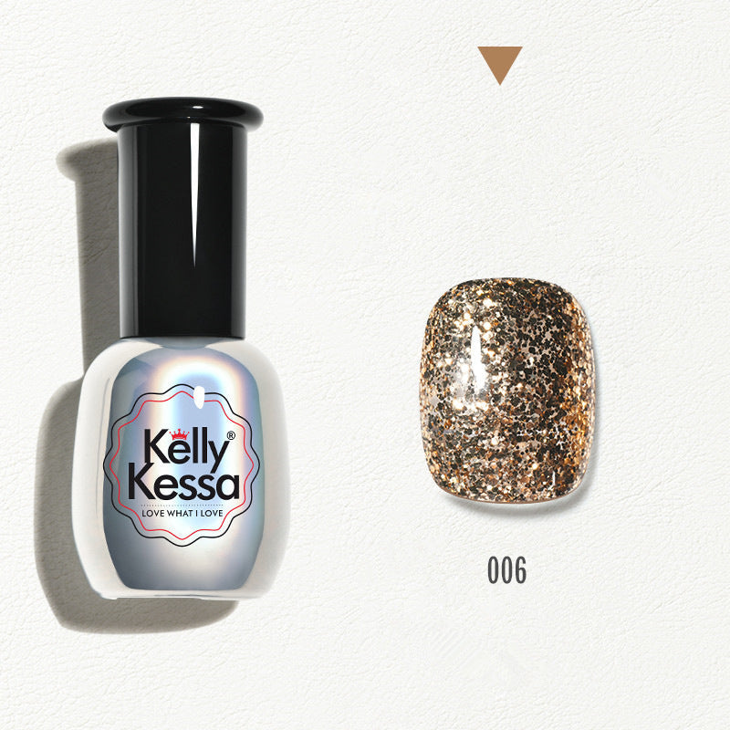 KellyKessa 15ml Professional Super Shiny Colorful Sequins Gel Polish T3170
