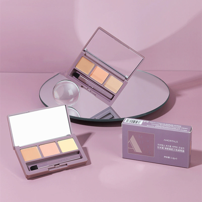 AMORTALS 3 Shades Cream Concealer Palette T2515