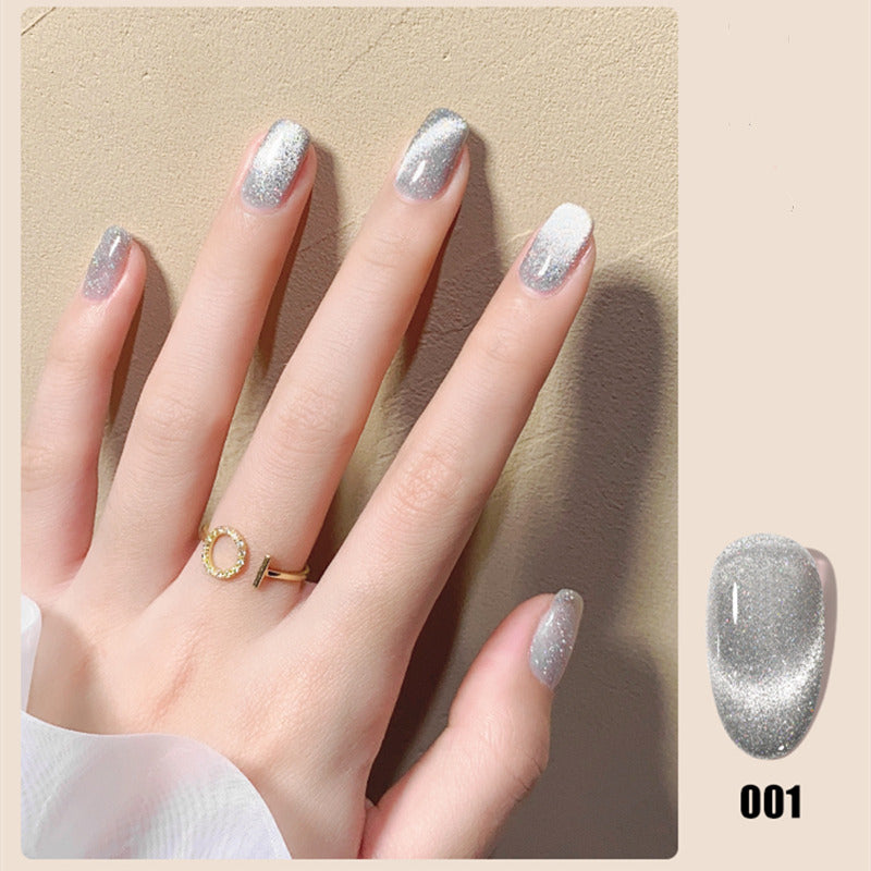 طلاء جل عيون القطة الهولوغرافي هيلثي جالاكسي من كاسي، 15 مل، T2631