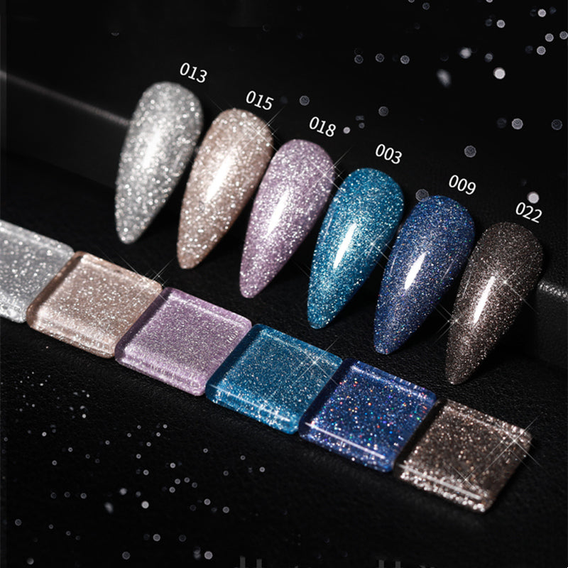 KaSi 15ml Healthy Galaxy Holographic Cat Eye Gel Polish T2631