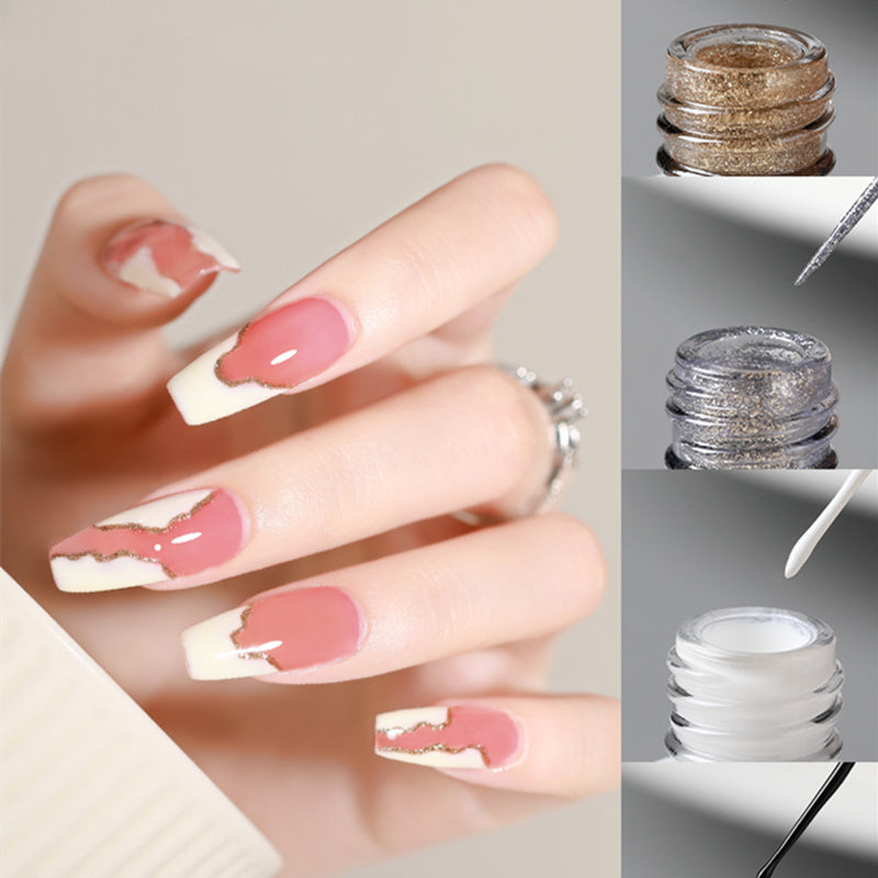 KaSi 10g Metallic Painting Gel Polish For Nail Art Design T2743