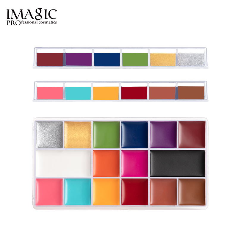 IMAGIC 16 Colors Flash Tattoo Face Body Paint T1912