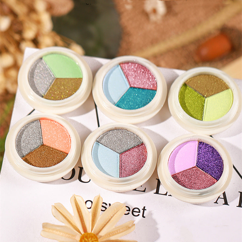 KaSi 7ml Three-Color Aurora Mirror Nail Powder T2650