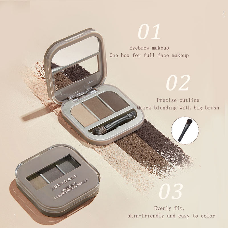 JUDYDOLL Eyebrow Powder Waterproof 3D Effect T2300