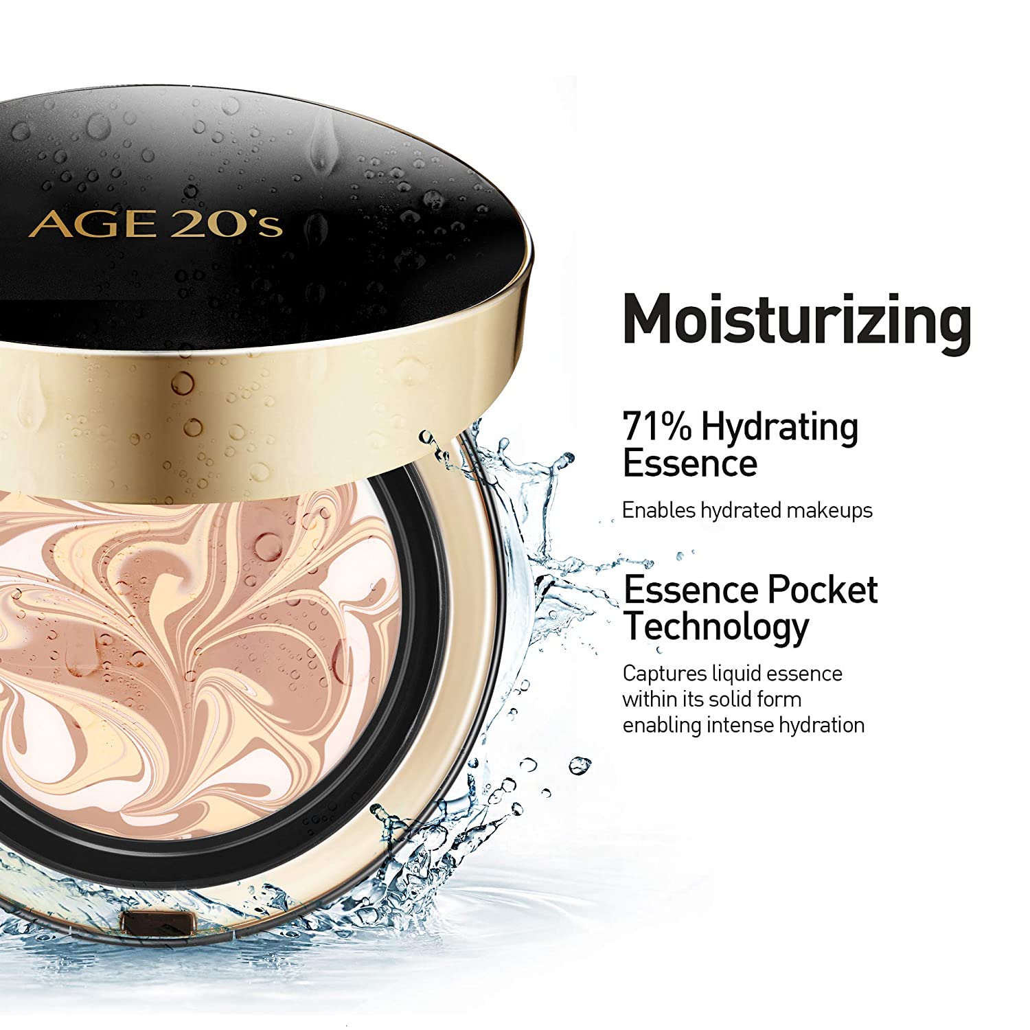 AGE 20's Signature 3-Color Concealer Air Cushion Foundation