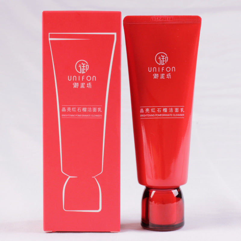 UNIFON 100g Red Pomegranate Brighten Mild Facial Cleanser T2845