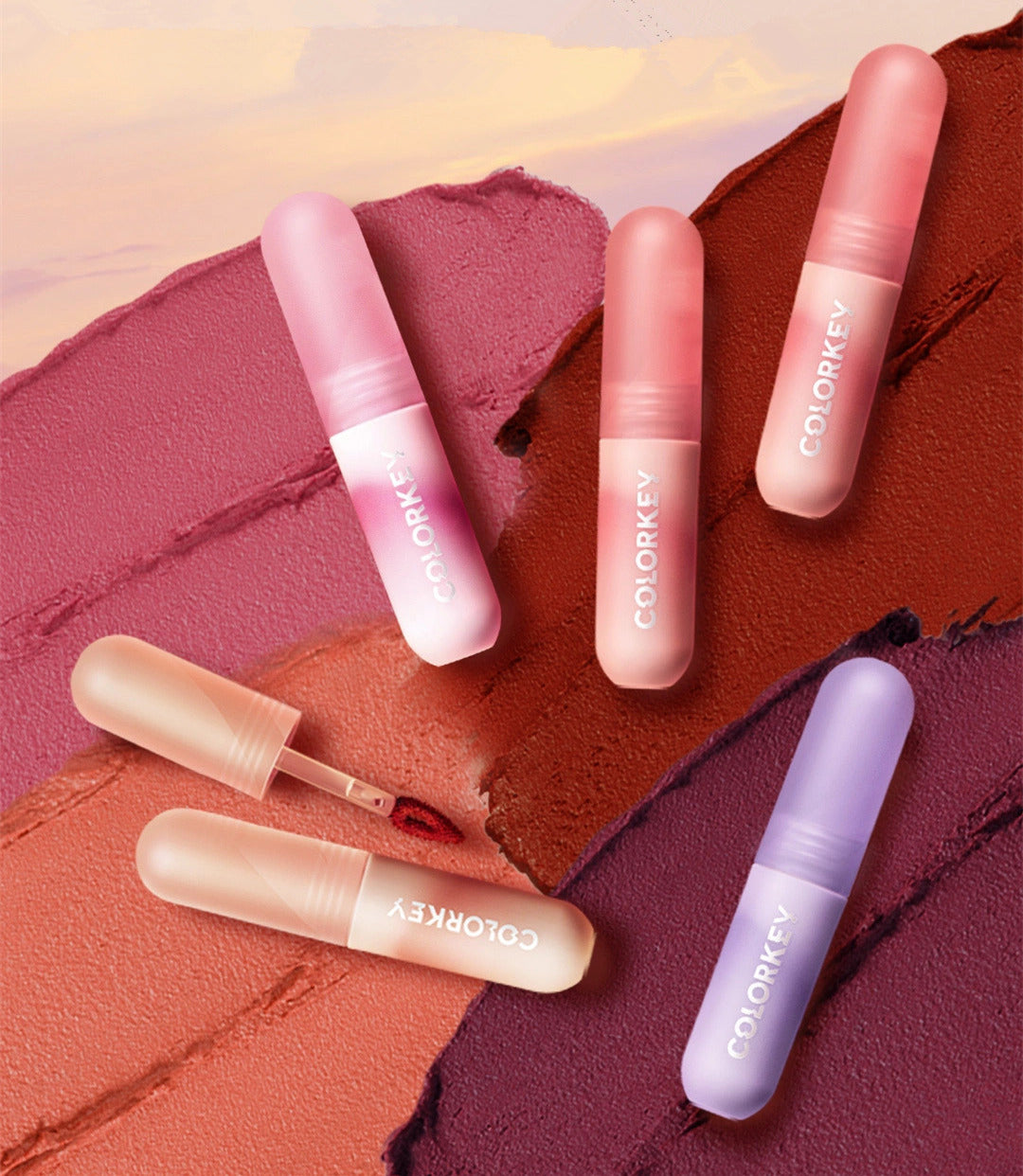 COLORKEY Colored Eggs Moist Velvet Mousse Matte Lip Mud T2933
