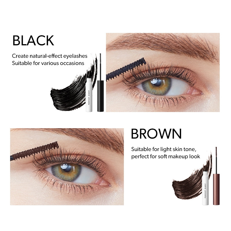 Perfect Diary Waterproof Volumizing Curling Mascara T2808